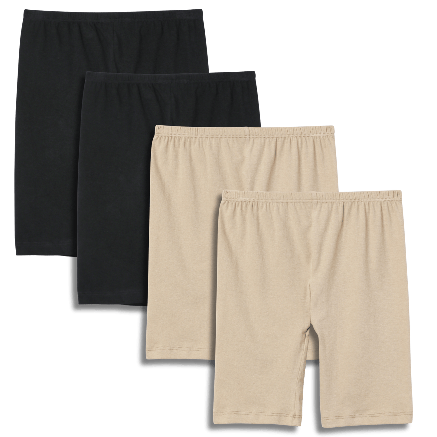 Inner Shorts | 2 Black/2 Semolina (Pack of 4)