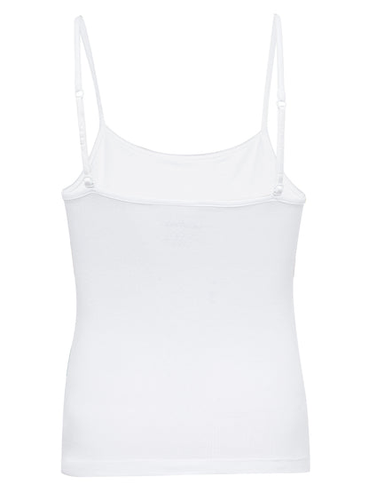 Girls Adjustable Slip | White (Pack of 4)