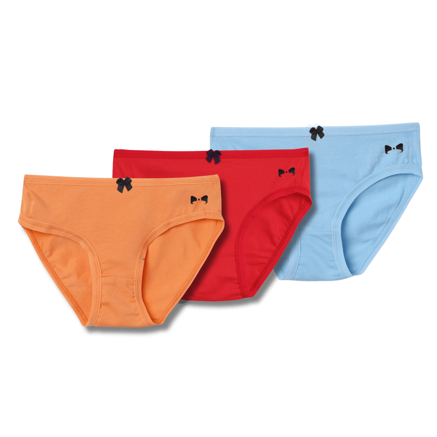 Girls Solid Colored Panties | COMBO 1