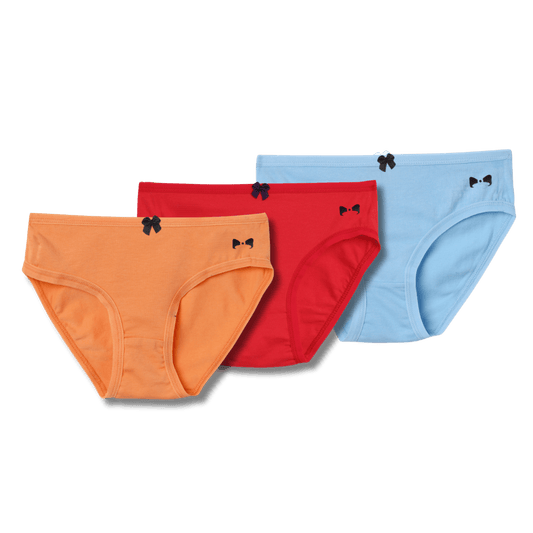 Girls Solid Colored Panties | COMBO 1